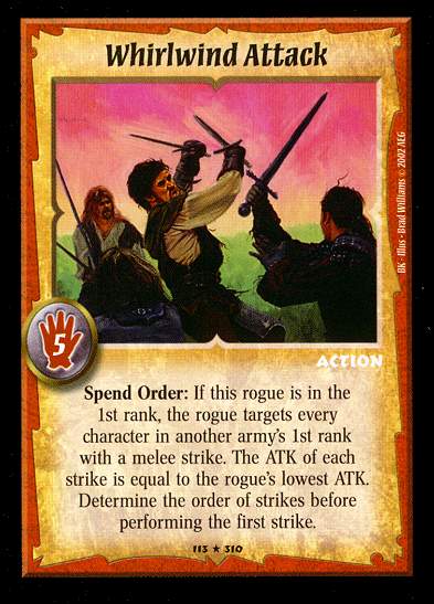 Whirlwind Attack - Foil